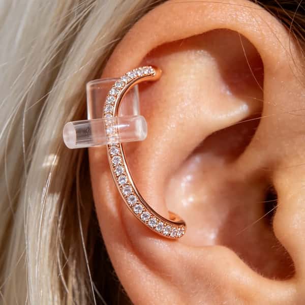 Pavé Crystal C-Cuff Ear Arch